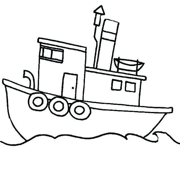 600x566 Boat Coloring Pages Coloring Boat Coloring Pages A Boy Waving His