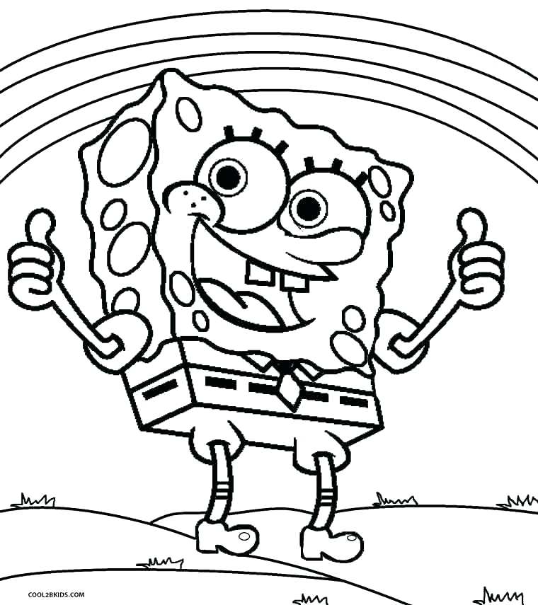 760x855 Free Printable Spongebob Coloring Pages Sponge Bob Coloring Page