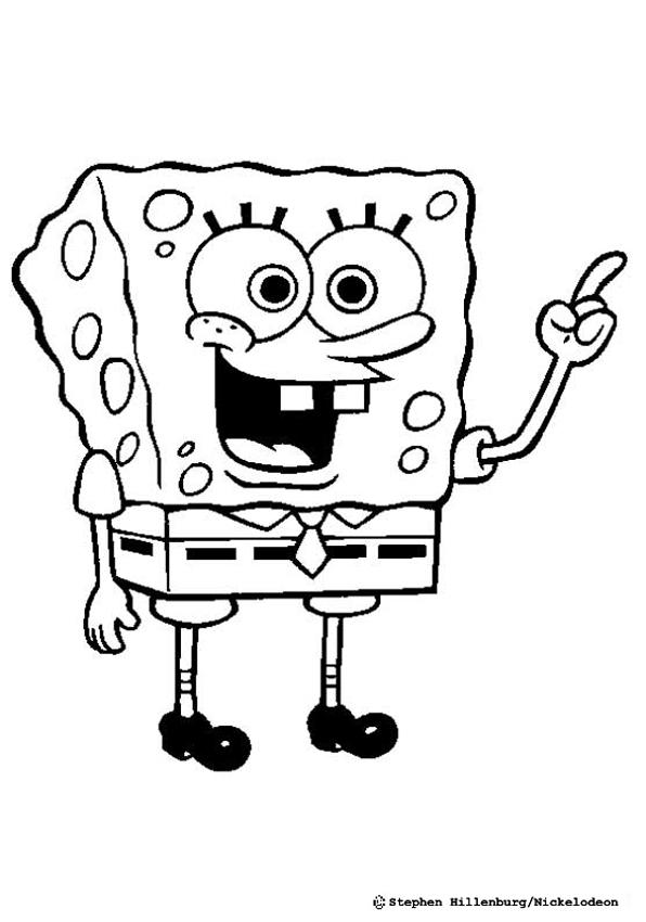 596x850 Sponge Bob Coloring Pages