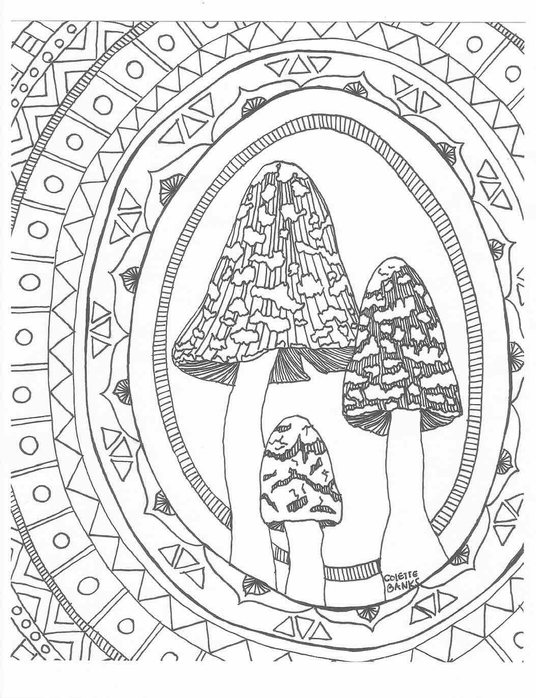 Bob Marley Coloring Page