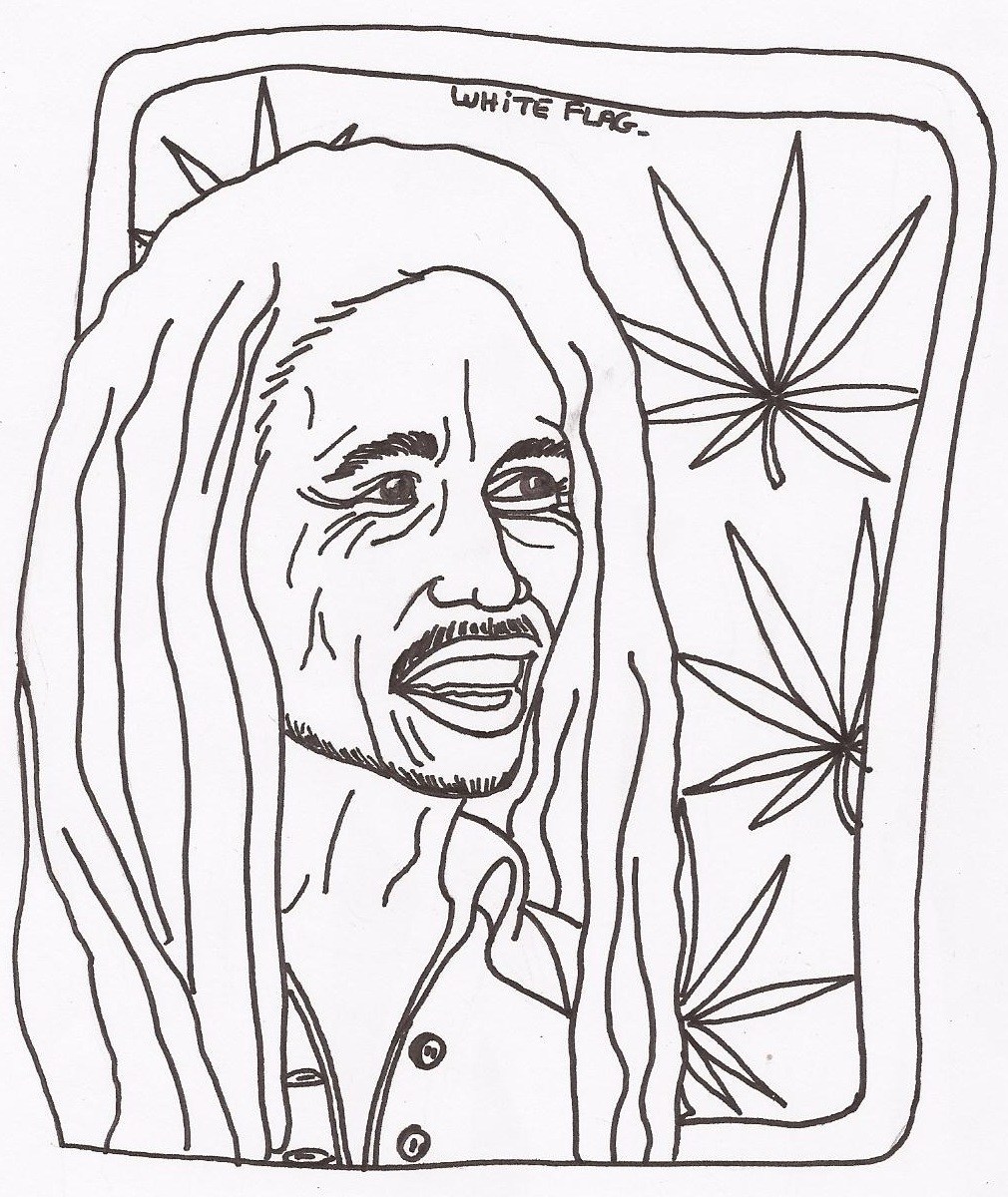 1010x1200 Bob Marley Famous People Coloring Pages To Print Famous People