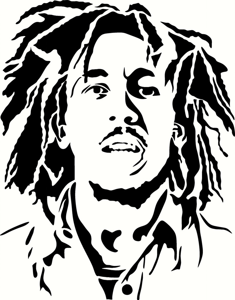 805x1024 Drawing Bob Marley Bob Marley Drawing Bob Marley Coloring Pages