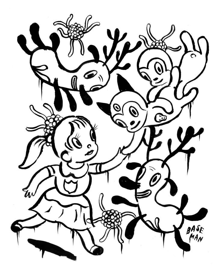 Bob Ross Coloring Page