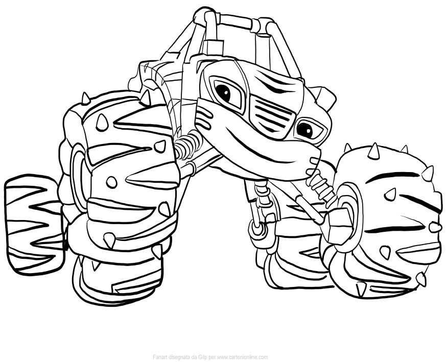 875x709 Excellent Ideas Blaze And The Monster Machines Coloring Pages