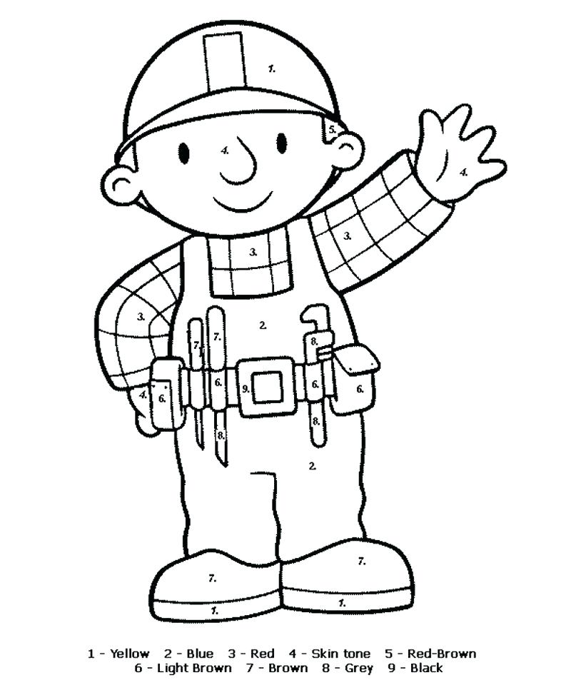 800x974 Bob The Builder Colouring Pages Online Coloring Page Craft