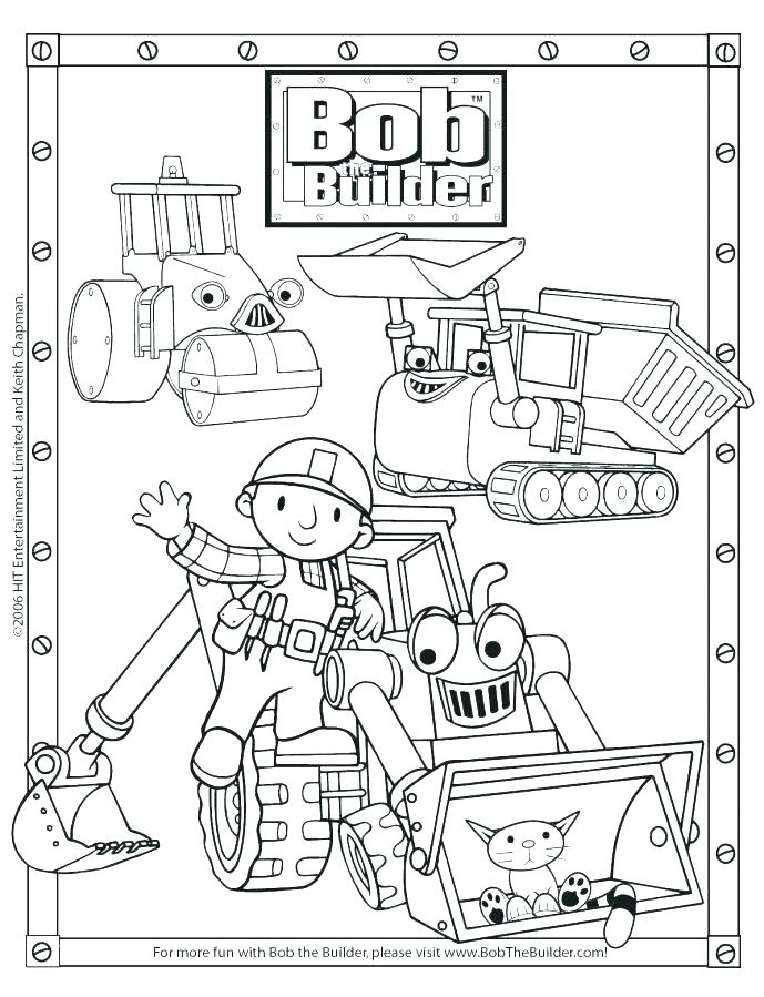689x899 Bob The Builder Scoop Coloring Pages Bob The Builder Coloring Page