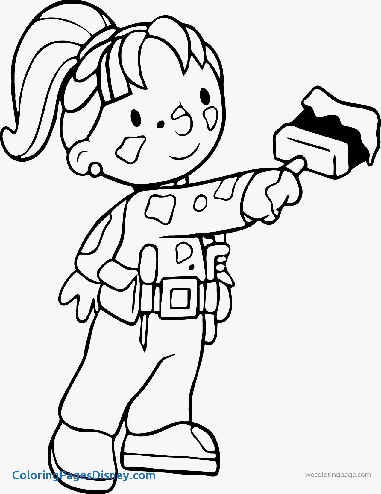 1273x1653 Bob The Builder Coloring Pages Best Of Bob The Builder Wendy