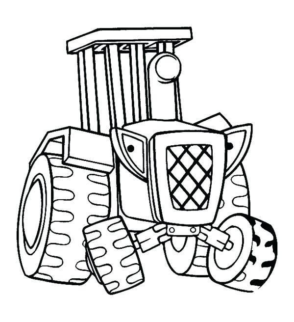 600x656 Bob Builder Coloring Pages Best Bob The Builder Handy Coloring