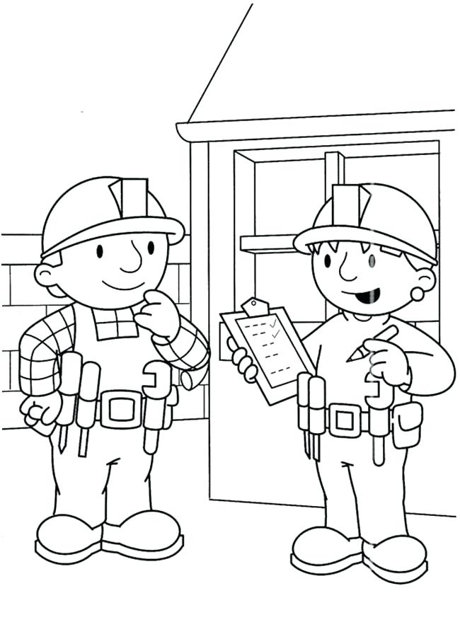 650x910 Bob The Builder Coloring Pages Printable Photos Of Bob The Builder