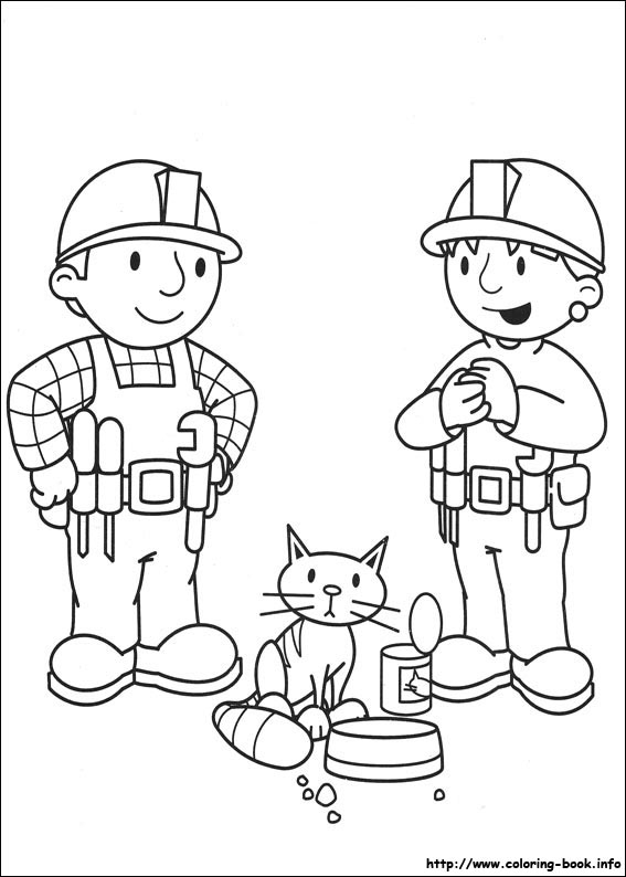 567x794 Bob The Builder Coloring Pages Printable Bob The Builder Coloring
