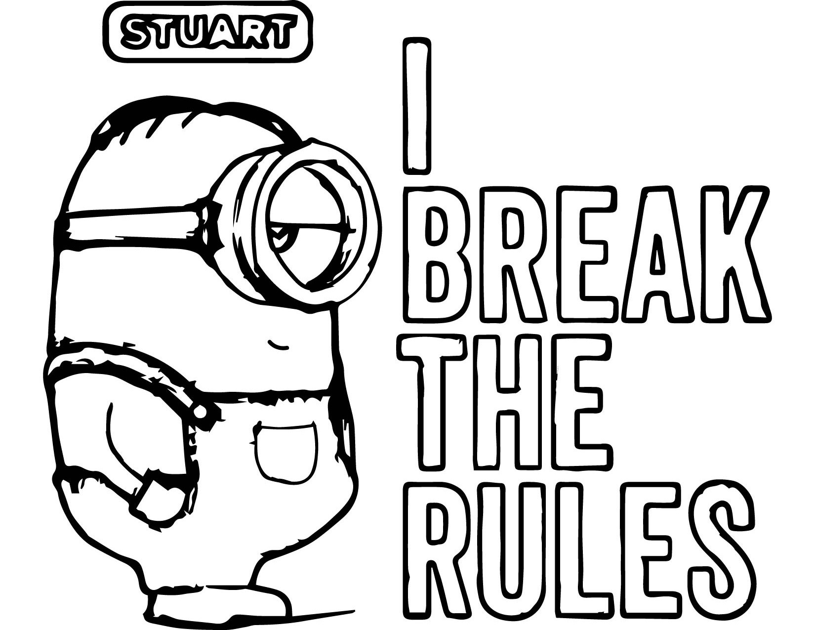 1650x1275 Minion Coloring Pages Bob Learnfree Me Throughout Of Minions Also