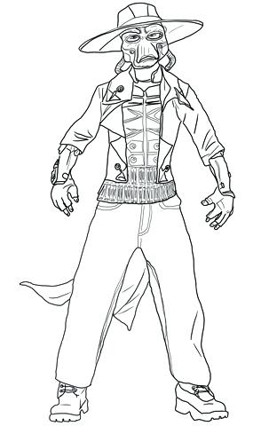 294x480 Boba Fett Coloring Pages Cad Bane Coloring Page Free Printable