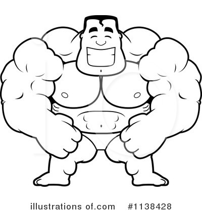 400x420 Bodybuilder Clipart