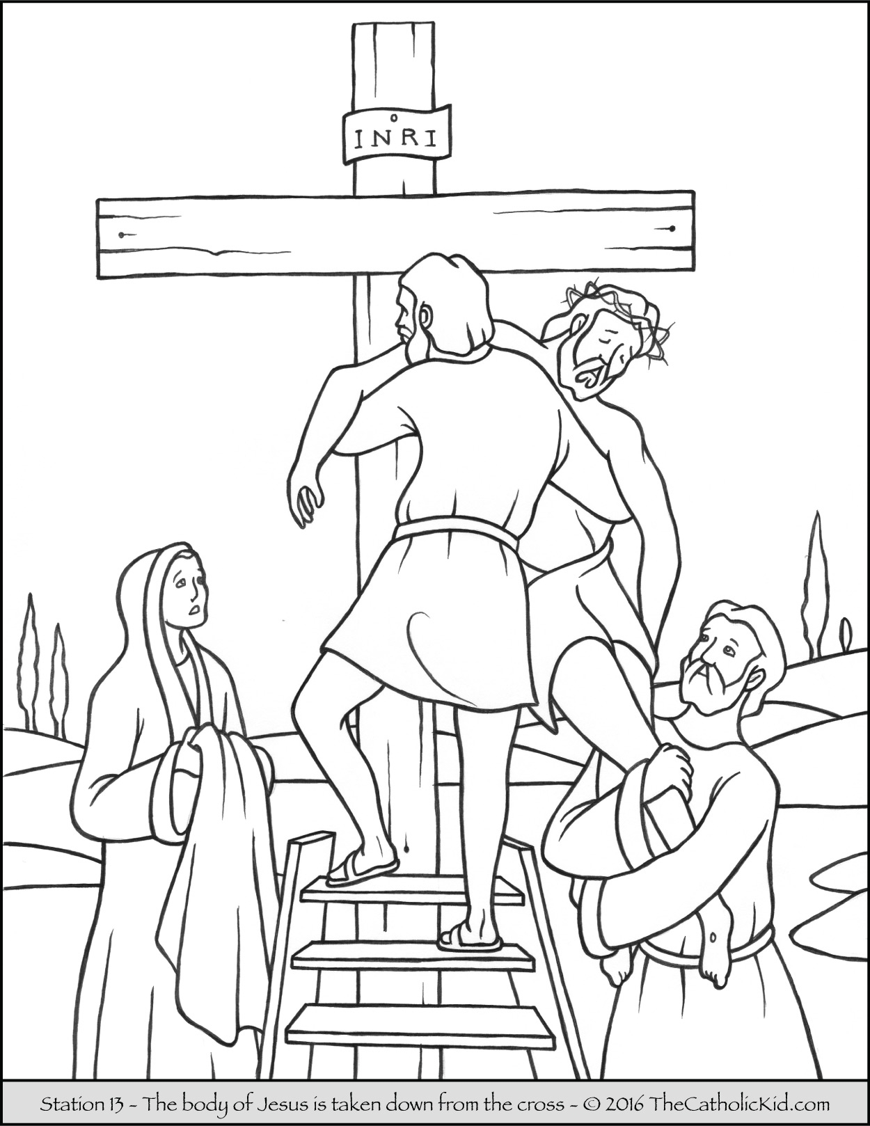 1250x1618 Stations Of The Cross Coloring Pages The Catholic Kid New