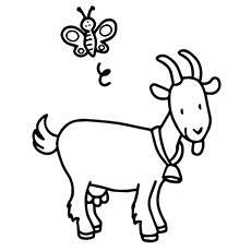 230x230 Goat Coloring Pages