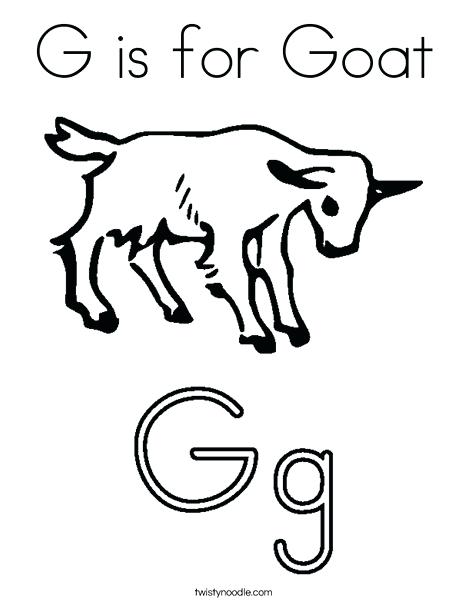 468x605 Goat Coloring Pages G Is For Goat Coloring Page Goat Simulator