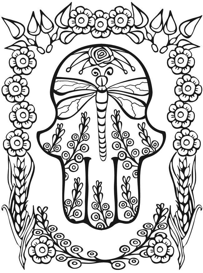 650x873 Colouring In Page