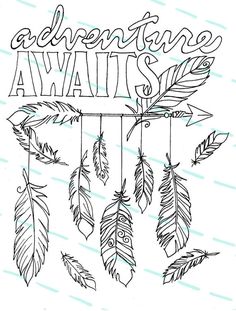 236x311 Boho Chic Ethnic Dream Arrow With Feathers Catch On Drawn