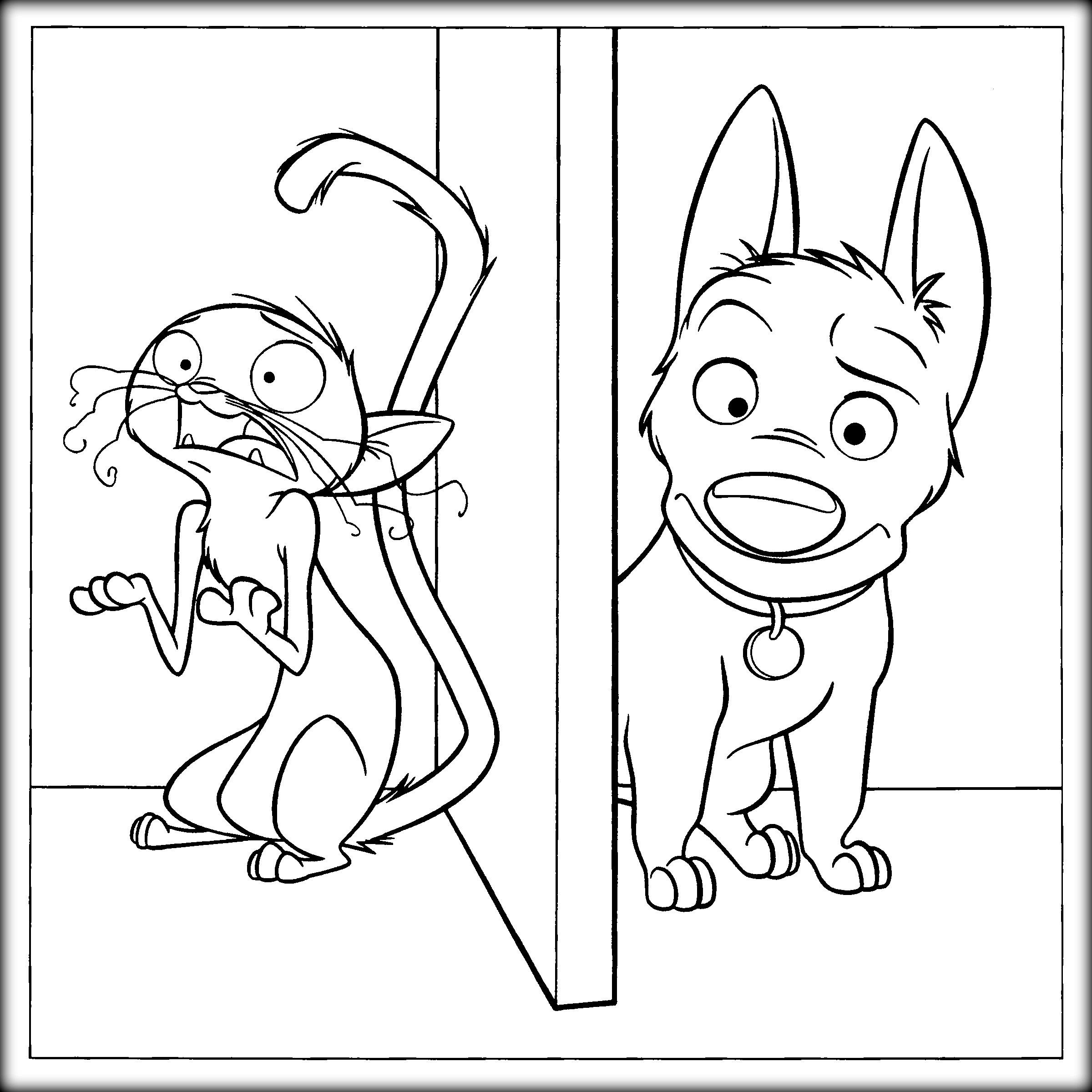 Bolt Coloring Pages
