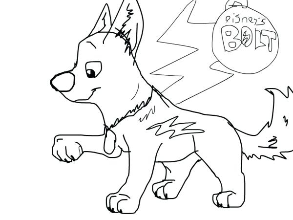 600x450 Bolt Coloring Pages Bolt Dog Coloring Pages Wecoloringpage