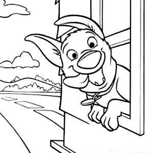 300x300 Disney Bolt The Movie Coloring Pages Batch Coloring