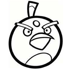 230x230 Top 40 Free Printable Angry Birds Coloring Pages Online