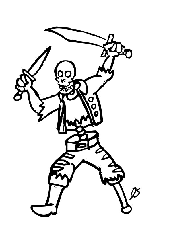 589x823 Skeleton Coloring Pages To Print Printable Skeleton Coloring Pages