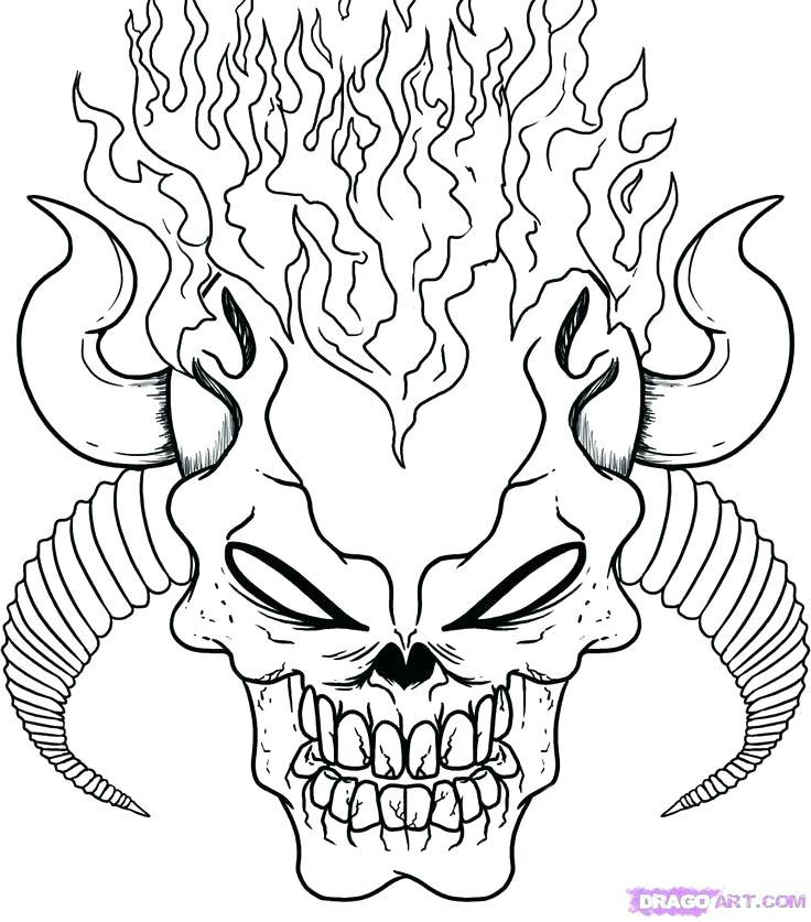 736x837 Skull Coloring Sheets Skull Coloring Pictures Sugar Skull Coloring