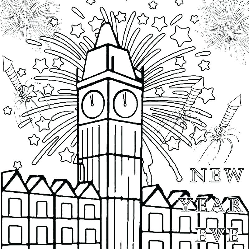 800x800 Fireworks Coloring Pages Bonfire Night Colouring Page 3 New Years