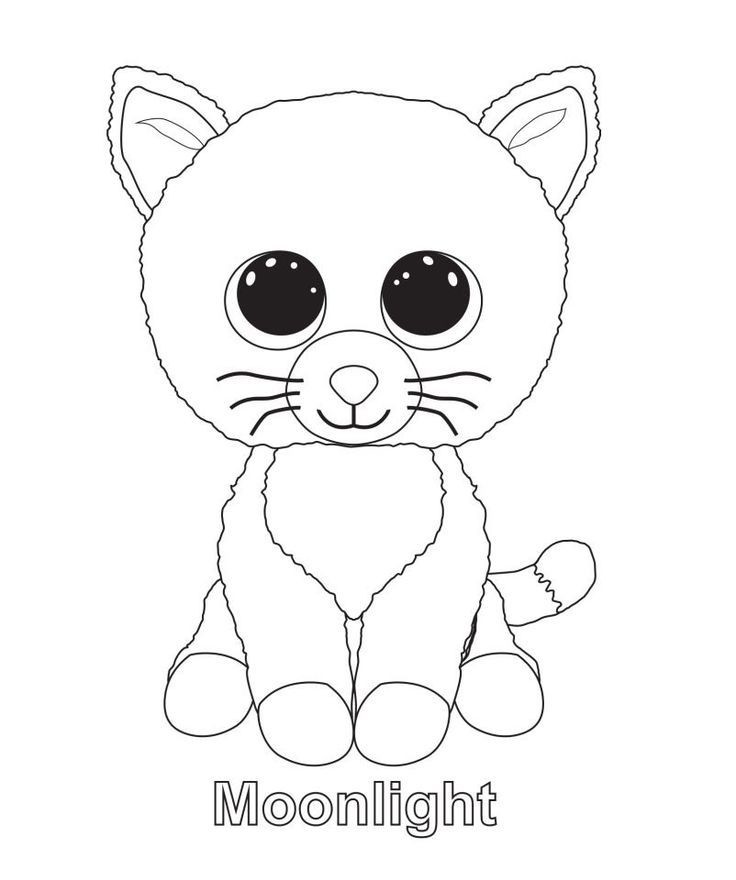 736x880 Beanie Boo Coloring Pages Ty Beanie Boo Coloring Pages Download