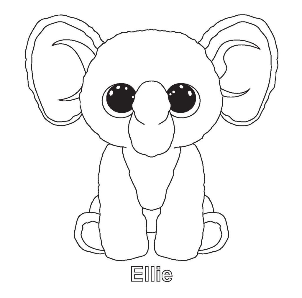 1024x1010 Beanie Boo Coloring Pages 9