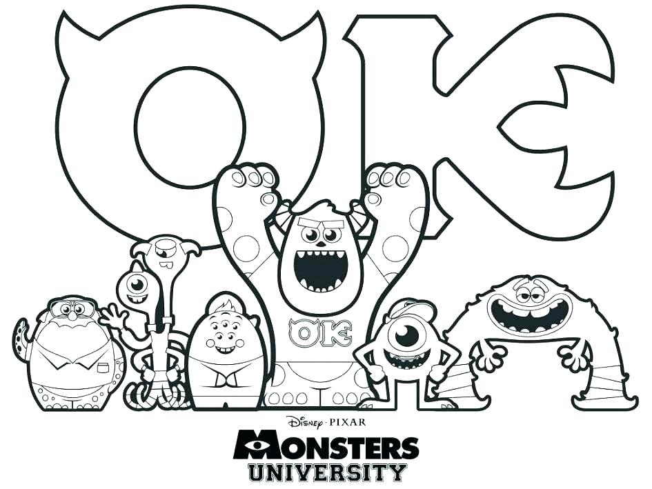 945x709 Best Coloring Pages Images On Coloring Books Monsters Inc Boo