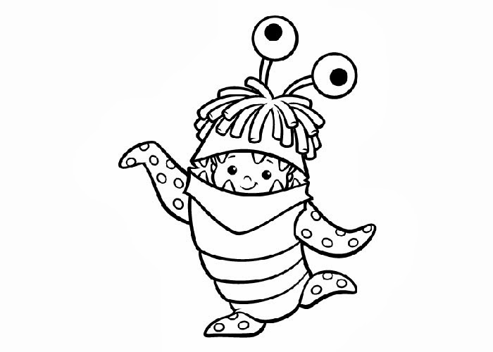 700x500 Monsters Inc Boo Coloring Pages Free Coloring Pages And Coloring