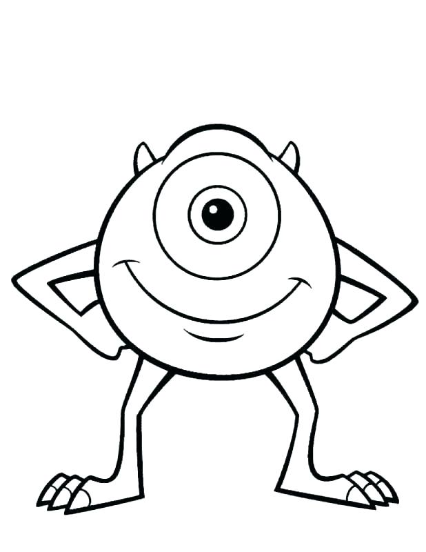618x800 Coloring Pages Of Monsters Monsters Inc Coloring Monsters Inc