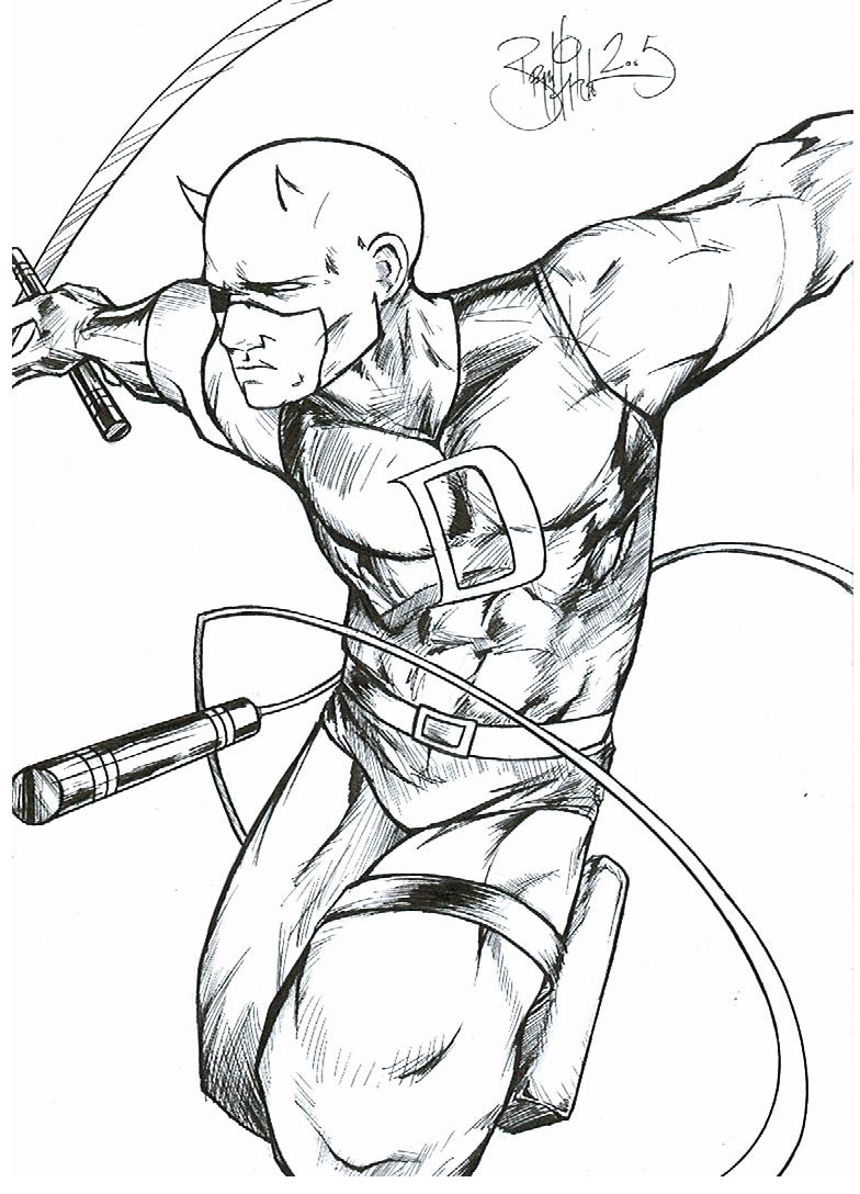 784x1088 Ltkrek6oc And Daredevil Coloring Pages