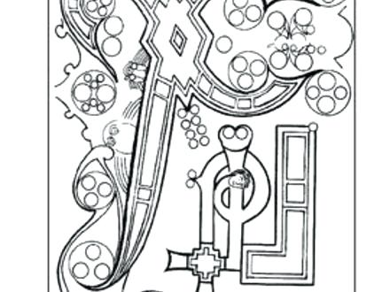 440x330 Book Kells Coloring Pages Book Coloring Pages Book