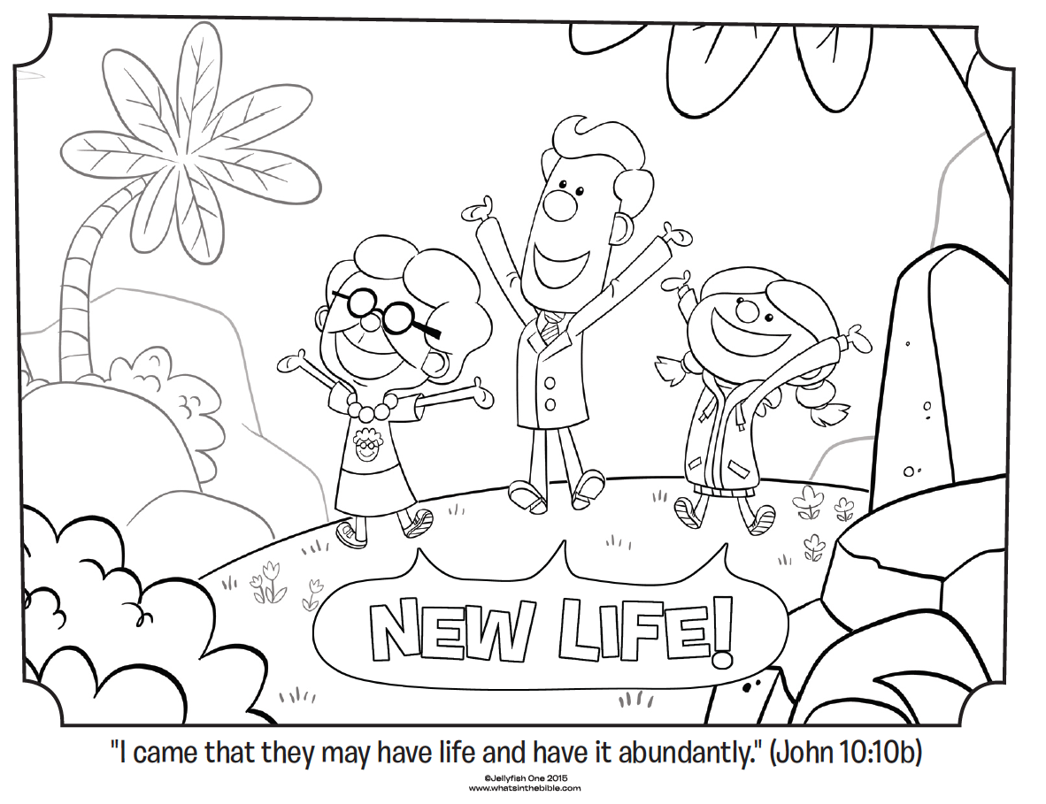 1182x909 New Life John 1010b Coloring Page