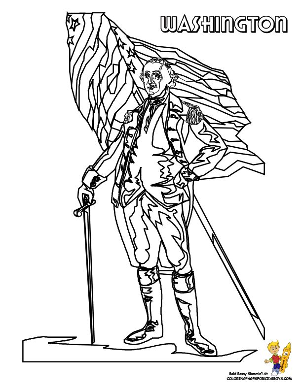 Booker T Washington Coloring Pages