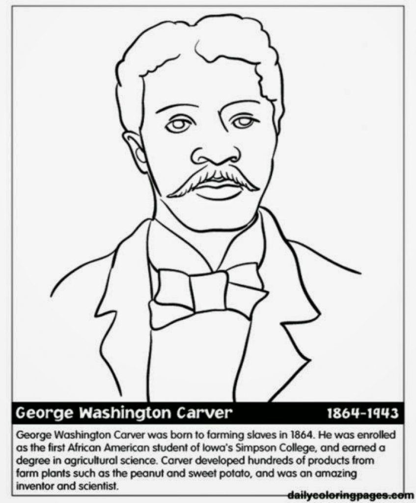 847x1024 Black History Printable Coloring Pages