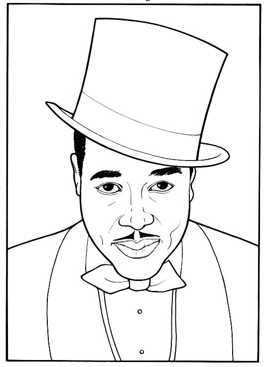 536x738 Booker T Washington Coloring Pages Black History Month Coloring