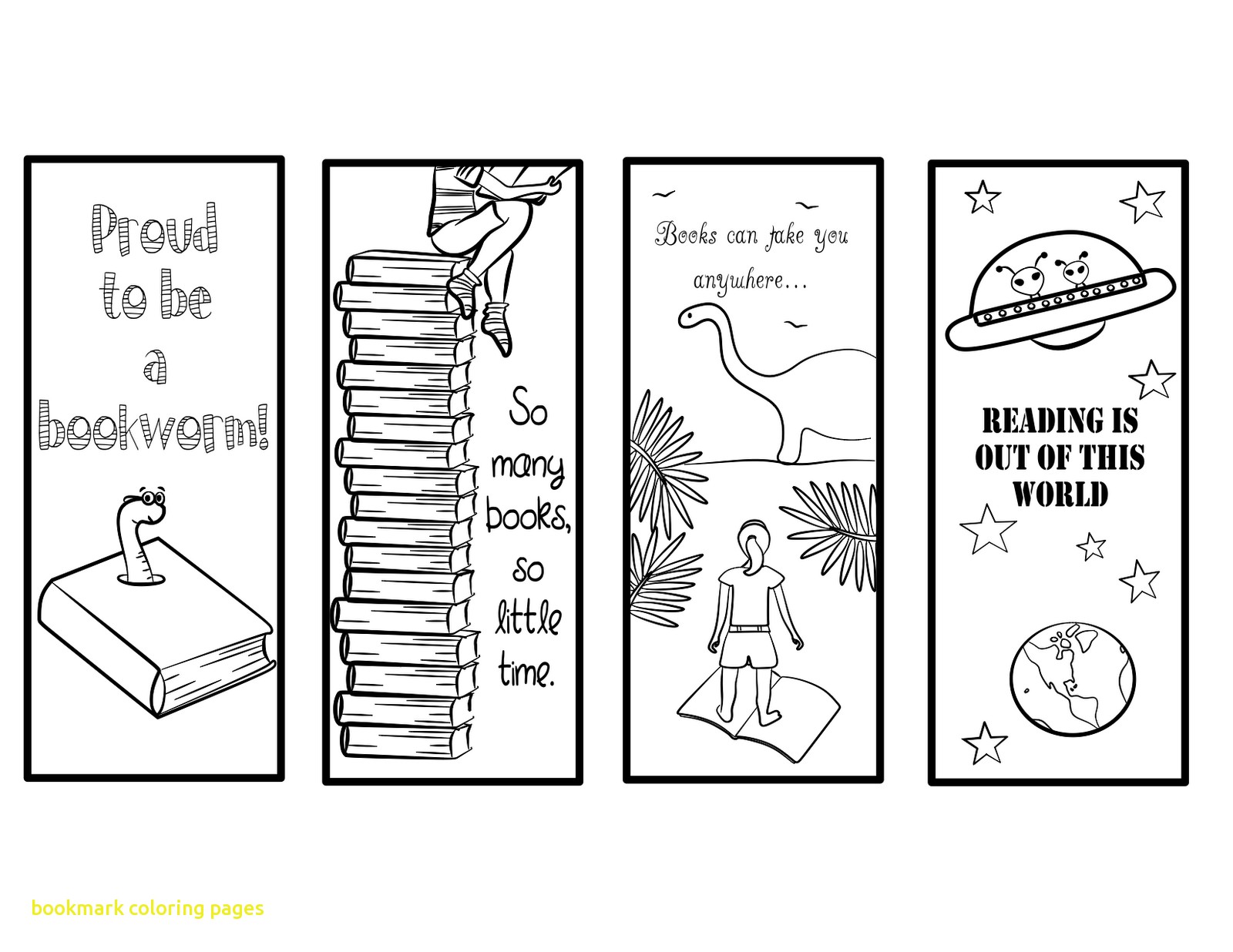 1600x1236 Bookmark Coloring Pages With Free Printable Page And Qqa Me Inside
