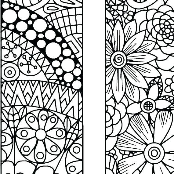 570x570 Bookmarks Coloring Pages Valentines Day Bookmarks Coloring Pages
