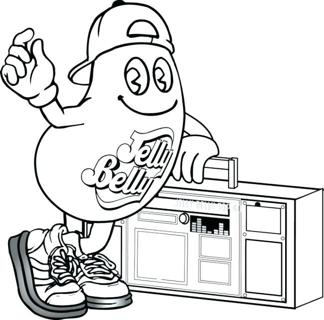 650x641 Jelly Bean Coloring Page Corn Coloring Sheets Free Jelly Bean Jar