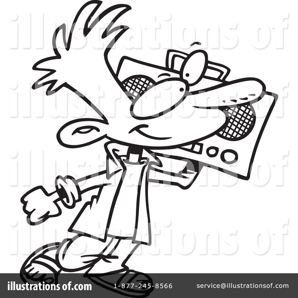 1024x1024 Boom Box Clipart