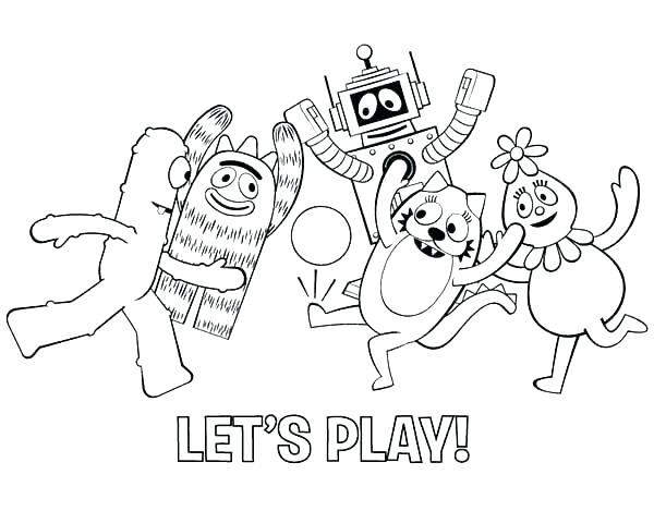 600x480 Yo Gabba Gabba Colors