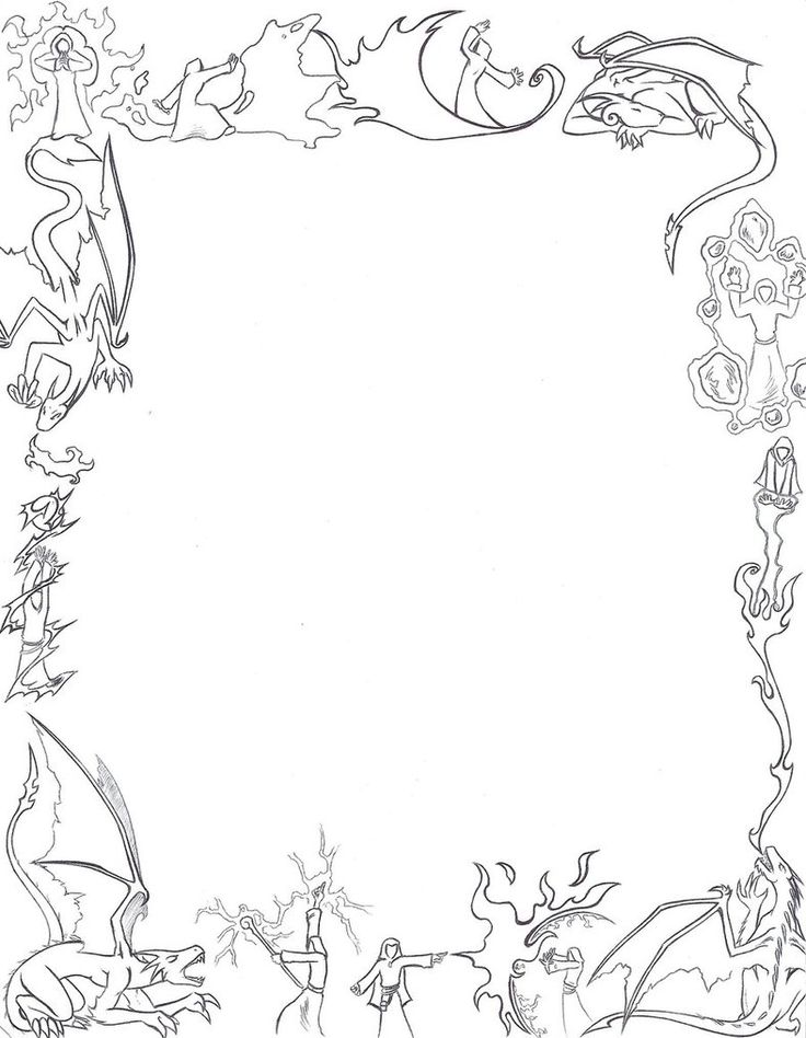 Border Coloring Pages
