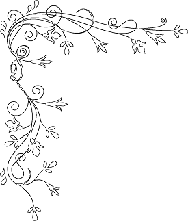 275x323 Flower Border Coloring Page Art Coloring Pages