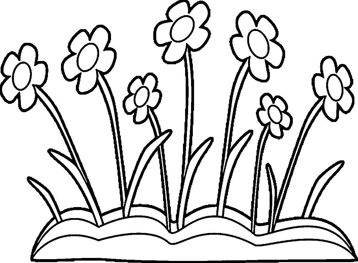 1203x884 Coloring Pages Flower Borders 1 At 5