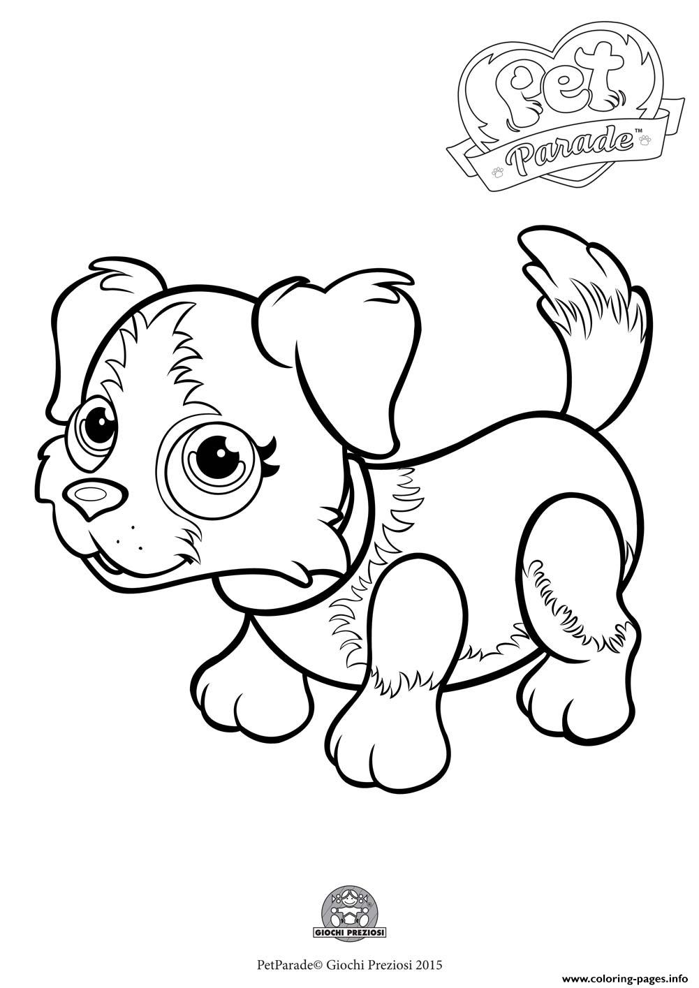 1001x1415 Pet Parade Cute Dog Border Collie 1 Coloring Pages Printable