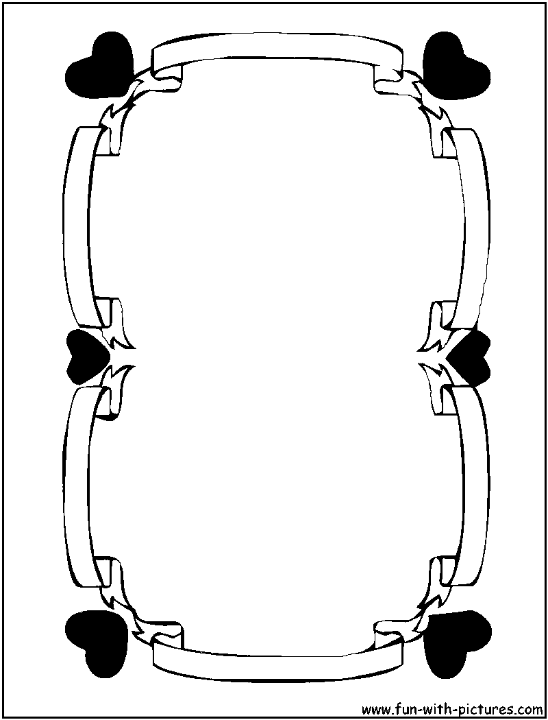 800x1050 Borders Coloring Pages